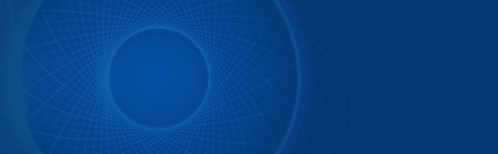 A blue background with a circular pattern abstract